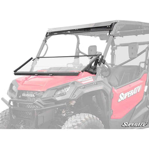 Honda Pioneer 1000 Scratch-Resistant 3-in-1 Windshield by SuperATV WS-H-PIO1K5-3N1-70 Folding Windshield WS-H-PIO1K5-3N1-70 SuperATV