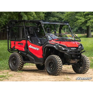 Honda Pioneer 1000 Scratch-Resistant 3-in-1 Windshield by SuperATV WS-H-PIO1K5-3N1-70 Folding Windshield WS-H-PIO1K5-3N1-70 SuperATV