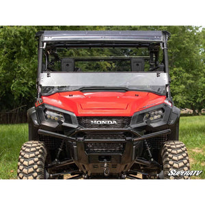 Honda Pioneer 1000 Scratch-Resistant 3-in-1 Windshield by SuperATV WS-H-PIO1K5-3N1-70 Folding Windshield WS-H-PIO1K5-3N1-70 SuperATV