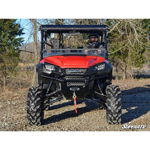 Honda Pioneer 1000 Scratch-Resistant Flip Windshield by SuperATV FWS03-001-70 Folding Windshield FWS03-001-70 SuperATV