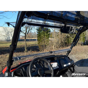 Honda Pioneer 1000 Scratch-Resistant Flip Windshield by SuperATV FWS03-001-70 Folding Windshield FWS03-001-70 SuperATV