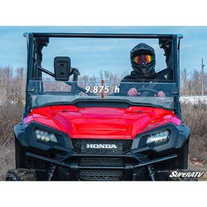 Honda Pioneer 1000 Scratch Resistant Half Windshield by SuperATV Half Windshield SuperATV