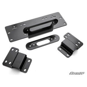 Honda Pioneer 500 Winch Mounting Plate by SuperATV Winch Mount SuperATV