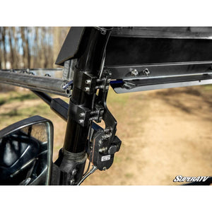 Honda Pioneer 700 MaxDrive Power Flip Windshield by SuperATV PFWS-H-PIO700-70 Folding Windshield PFWS-H-PIO700-70 SuperATV