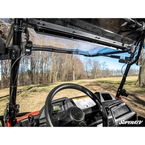 Honda Pioneer 700 MaxDrive Power Flip Windshield by SuperATV PFWS-H-PIO700-70 Folding Windshield PFWS-H-PIO700-70 SuperATV