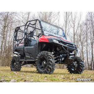 Honda Pioneer 700 Scratch Resistant Flip Down Windshield by SuperATV FDWS-H-PIO700-70 Folding Windshield FDWS-H-PIO700-70 SuperATV Scratch Resistant Polycarbonate - Clear