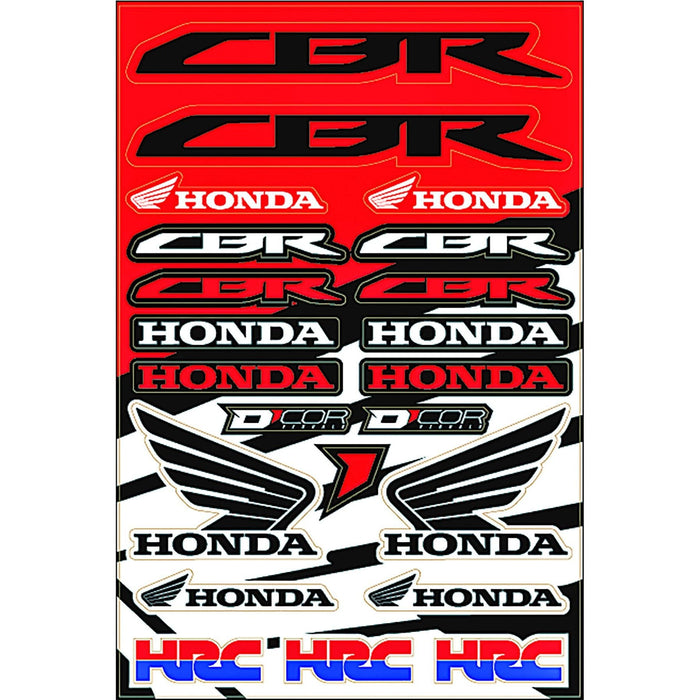 Honda Street Decal Sheet By D'Cor