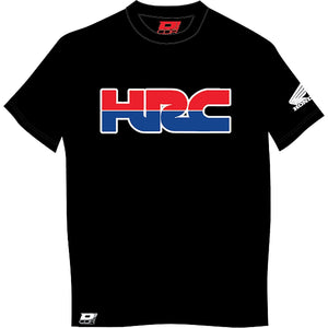 Honda T-Shirt Hrc Black 2L By D'Cor 80-113-5 T Shirt 862-801132X Western Powersports