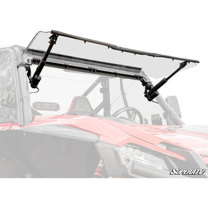 Honda Talon 1000 MaxDrive Power Flip Windshield by SuperATV PFWS-H-TAL-70 Folding Windshield PFWS-H-TAL-70 SuperATV