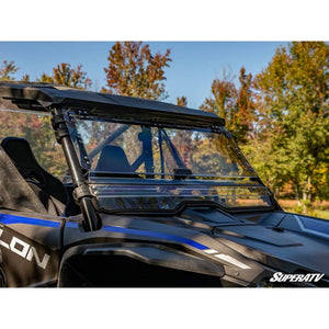 Honda Talon 1000 Scratch Resistant Flip Windshield by SuperATV FWS-H-TAL-70 Folding Windshield FWS-H-TAL-70 SuperATV