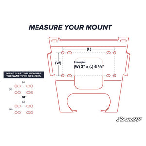 Honda Talon 1000 Winch Mounting Plate by SuperATV SuperATV