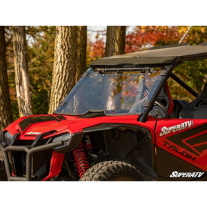 Honda Talon 1000X Scratch-Resistant Vented Full Windshield by SuperATV WS-H-TAL-V-70 Vented Windshield WS-H-TAL-V-70 SuperATV