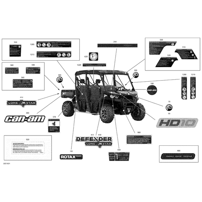 Hood Decal HD10 by Can-Am