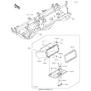 Hook by Kawasaki 27012-1612 OEM Hardware 27012-1612 Off Road Express Peach St