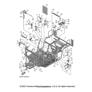 Hook, Side Cover 3 by Yamaha BG4-F1333-00-00 OEM Hardware BG4-F1333-00-00 Off Road Express