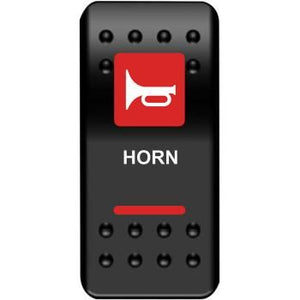 Horn Rocker Switch Red by Moose Utility HRN-PWR-R Rocker Switch 21060482 Parts Unlimited
