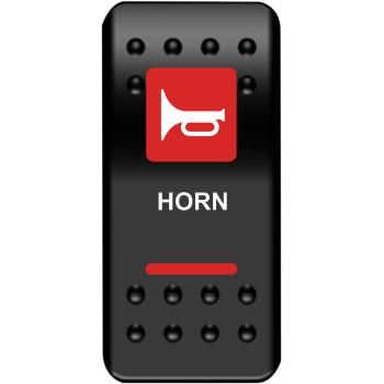 Horn Rocker Switch Red by Moose Utility