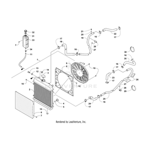 Hose, Coolant - Lower Engine By Arctic Cat 0410-093 OEM Hardware 0410-093 Off Road Express