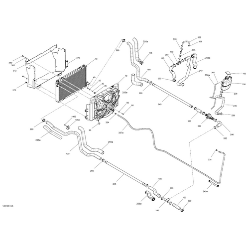 Hose Engine In by Can-Am