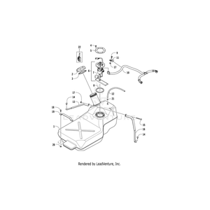 Hose, Gasline By Arctic Cat 0570-431 OEM Hardware 0570-431 Off Road Express