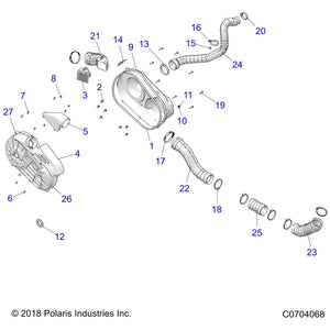 Hose-Intake,Duct by Polaris 5415811 OEM Hardware P5415811 Off Road Express