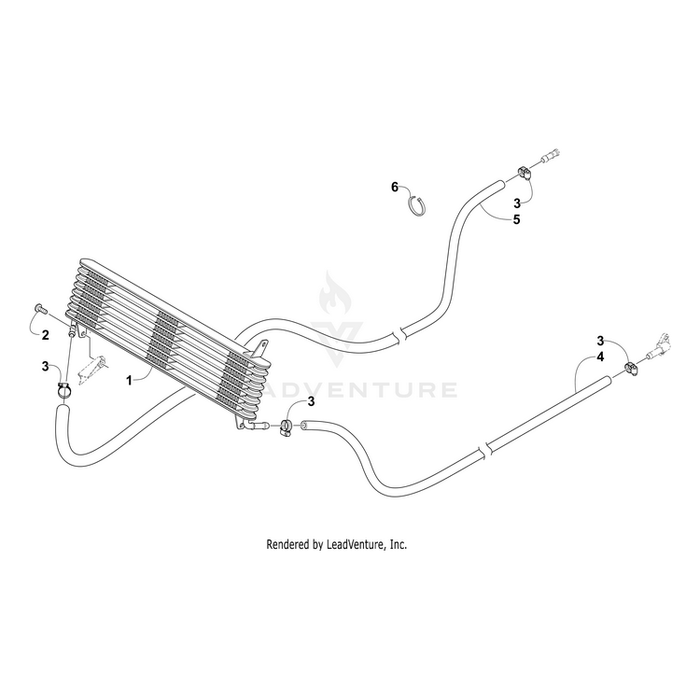 Hose,Oil-9.52 Id X 2439Mm Lg By Arctic Cat