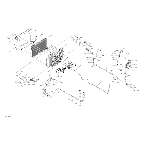 Hose Thermostat In by Can-Am