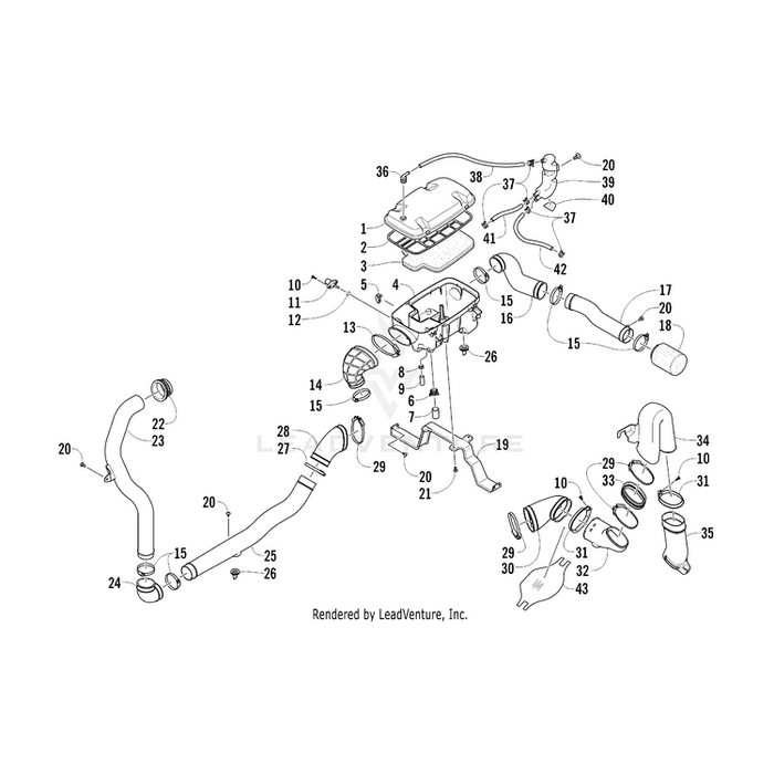 Hose, Vent By Arctic Cat