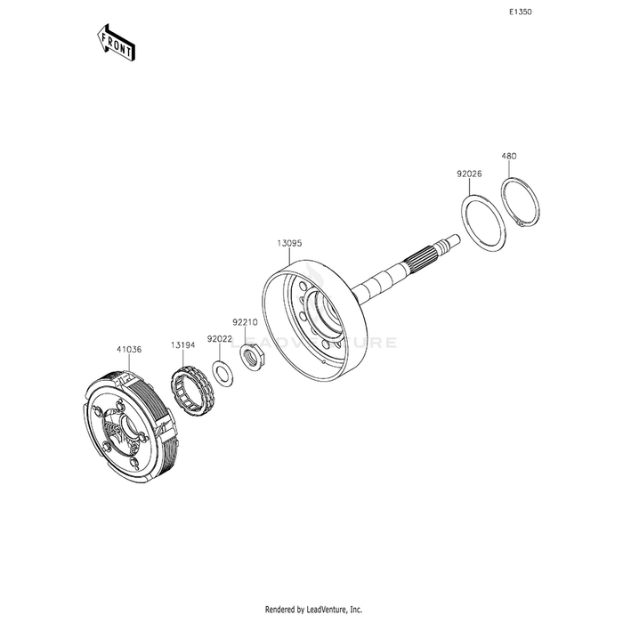 Housing-Comp-Clutch by Kawasaki