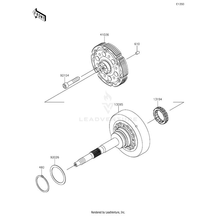 Housing-Comp-Clutch by Kawasaki