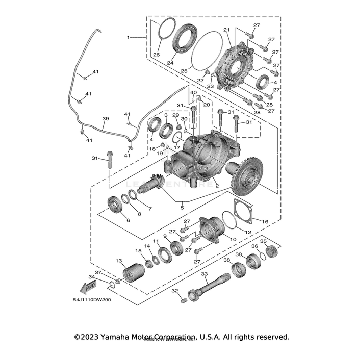 Housing, Pinion Bearing by Yamaha