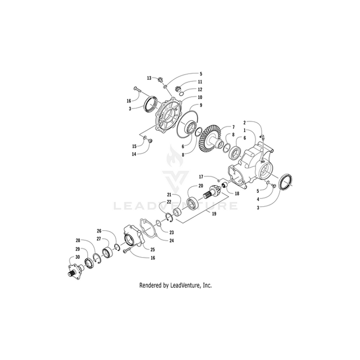 Housing, Pinion By Arctic Cat