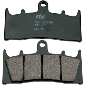 Hs Street Excel Sintered Front Brake Pads By Sbs 686HS Brake Pads 1722-0702 Parts Unlimited