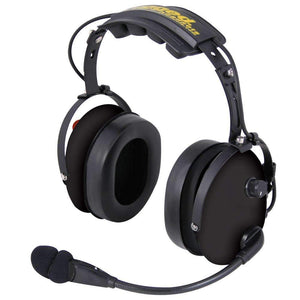 Hs11 Fire Safety Industrial Over The Head Oth Headset With Push To Talk Ptt by Rugged Radios HS11-RBLK 01038799851142 Rugged Radios