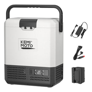 Ice Chest, 8L Car Portable Refrigerator with Built-in Battery by Kemimoto E0401-00807 Cooler E0401-00807 Kemimoto