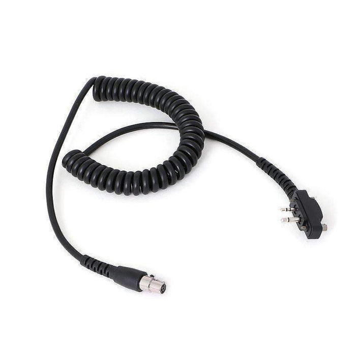 Icom Bolt On Handheld Radio - Headset Coil Cord by Rugged Radios