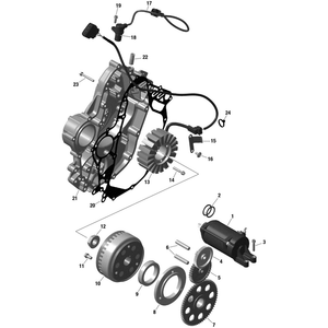 Ignition Cover Assy by Can-Am 420686851 OEM Hardware 420686851 Off Road Express Peach St