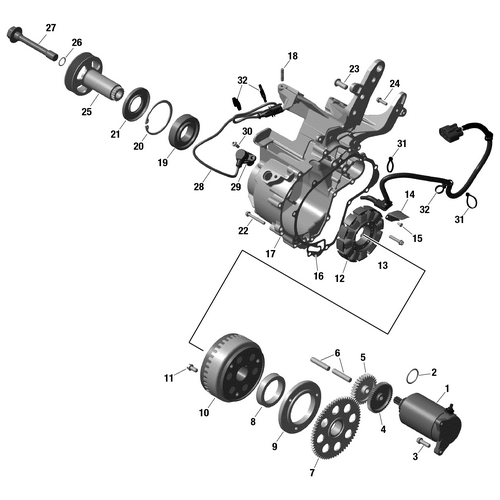 Ignition Cover by Can-Am