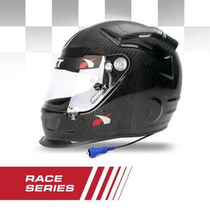 Impact Carbon Fiber Os20 Race Offset Air Helmet Wired Offroad by Impact Rugged Radios