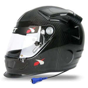 Impact Carbon Fiber Os20 Race Offset Air Helmet Wired Offroad by Impact Rugged Radios