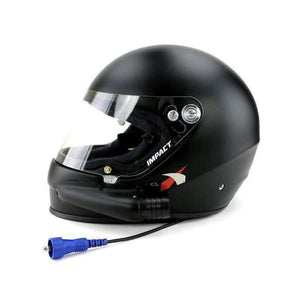 Impact Race 1320 Side Air Helmet - Wired With Offroad Helmet Kit With 3.5 Earbud Jack by Impact Rugged Radios