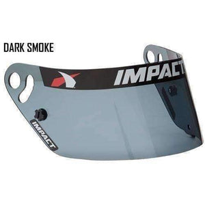 Impact Racing Helmet Shield by Impact IMPACT-SHIELD-DARK-SMOKE-AF Helmet Shield 19399903 Rugged Radios Dark Smoke