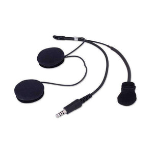 Imsa 4C Wired Open Face Helmet Kit With Speakers & M102 Military Mic by Rugged Radios HK-IFSP 01038799852012 Rugged Radios