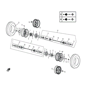 Inflation Valve by CF Moto 5190-070030 OEM Hardware 5190-070030 Northstar Polaris