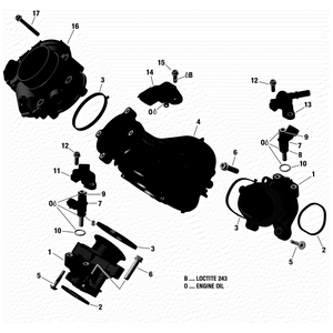 Injection Valve Assy by Can-Am 420874840 OEM Hardware 420874840 Off Road Express Peach St