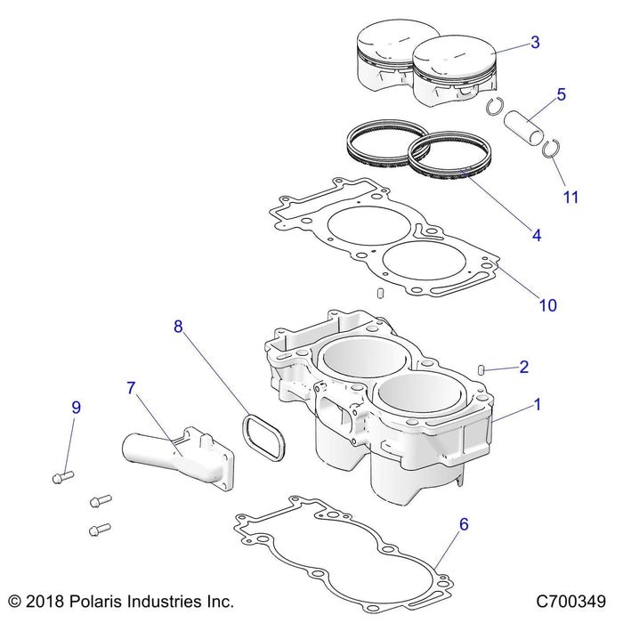 Inlet Water Gasket by Polaris