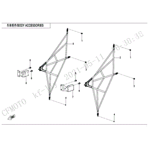 Inner Hexbolt by CF Moto 30102-080016810 OEM Hardware 30102-080016810 Northstar Polaris