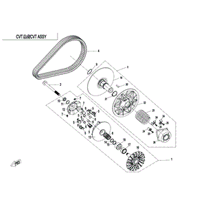 Inner Shieve Lh Nut by CF Moto 0GR0-051200-20010 OEM Hardware 0GR0-051200-20010 Northstar Polaris