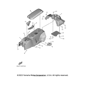 Insulator 1 by Yamaha BG4-H399N-00-00 OEM Hardware BG4-H399N-00-00 Off Road Express