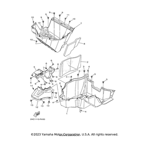 Insulator, Side Cover by Yamaha 2HC-2174A-00-00 OEM Hardware 2HC-2174A-00-00 Off Road Express